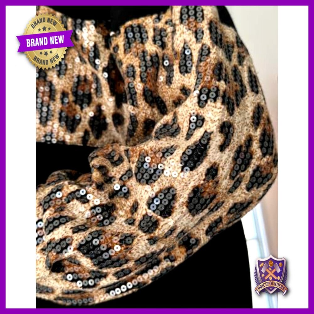 Oversized Denim Shacket Sequin Patchwork Long Sle… - image 4